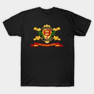 54th Artillery Group w Br - Ribbon T-Shirt